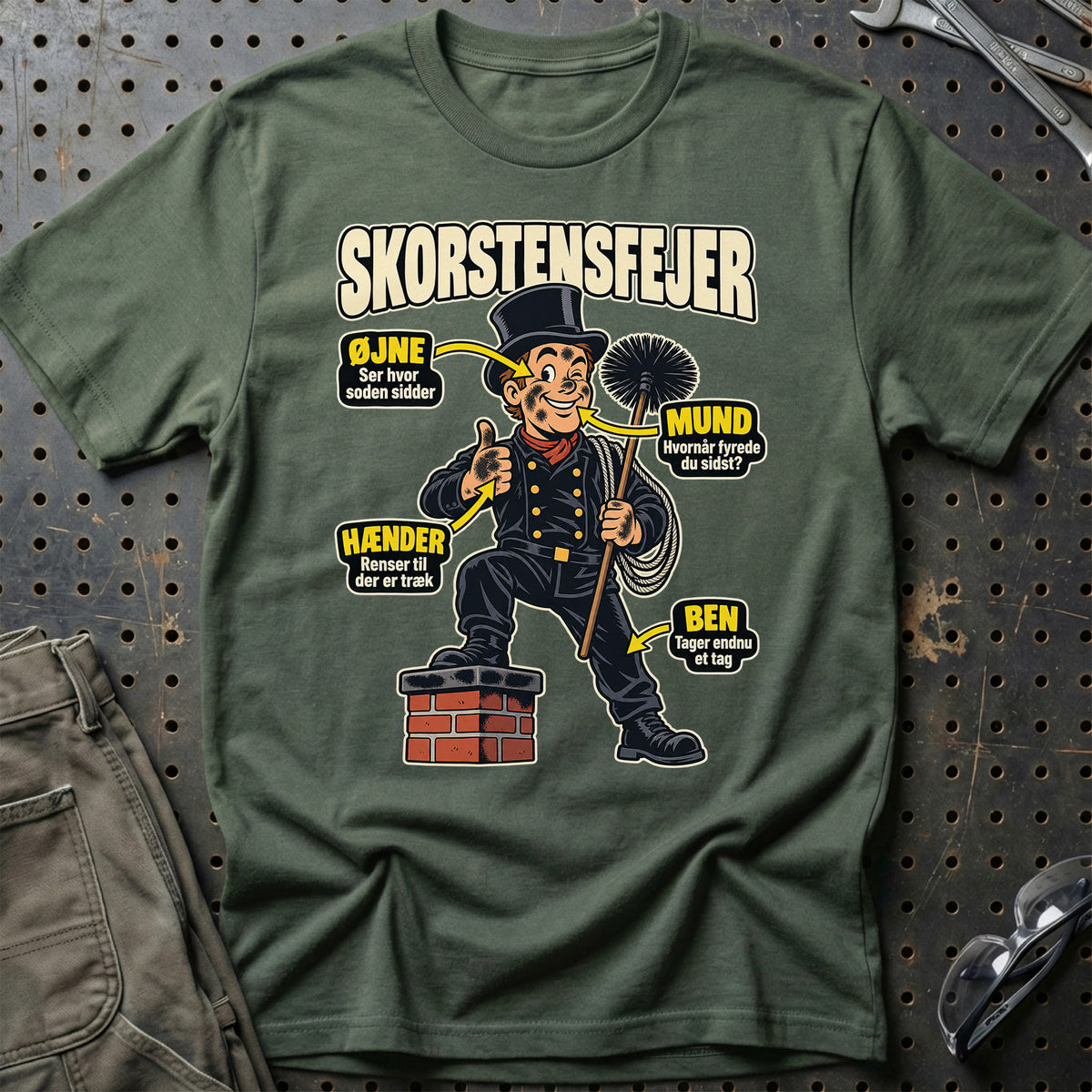 
Produktbillede af Skorstensfejer – Anatomi T-Shirt