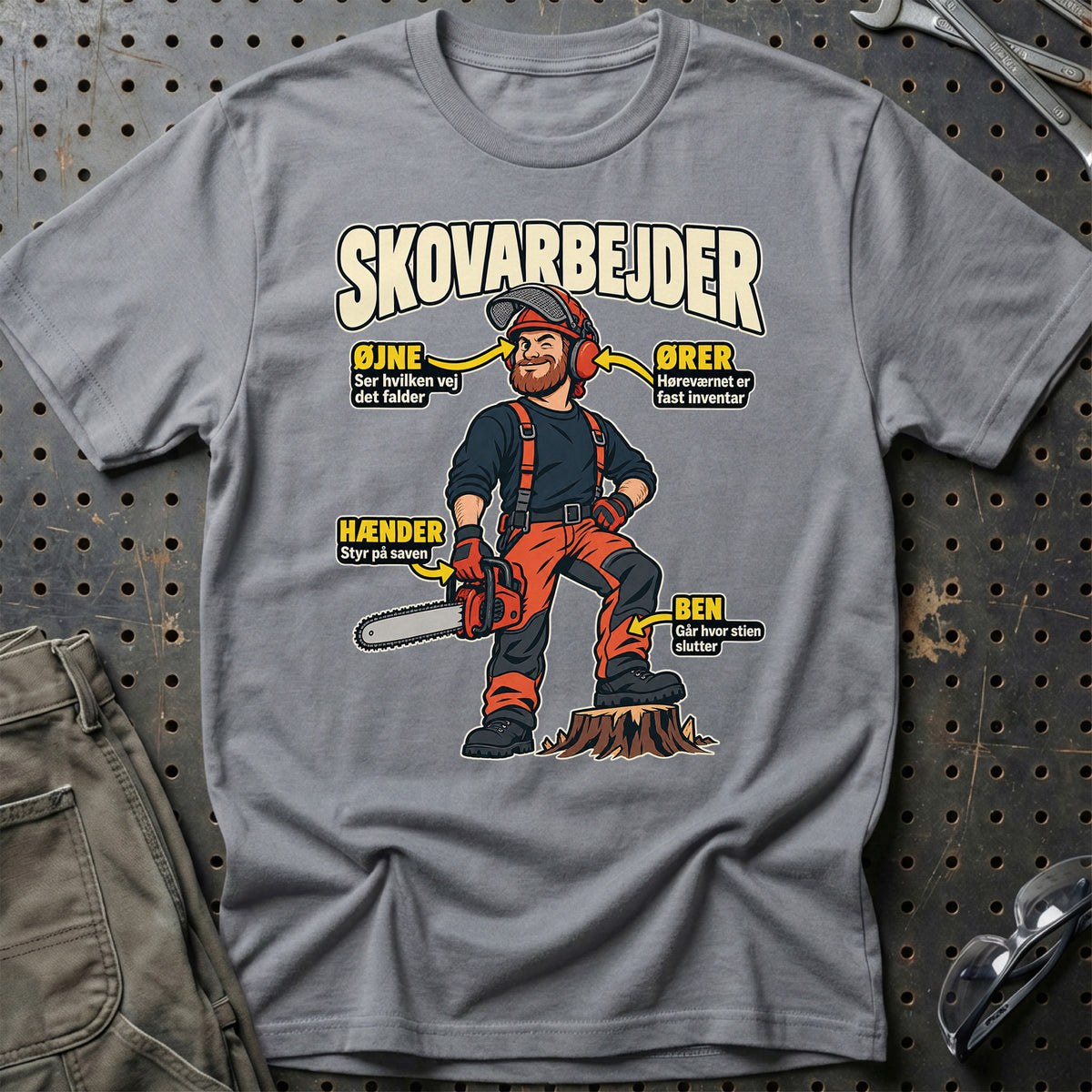
Produktbillede af Skovarbejder – Anatomi T-Shirt