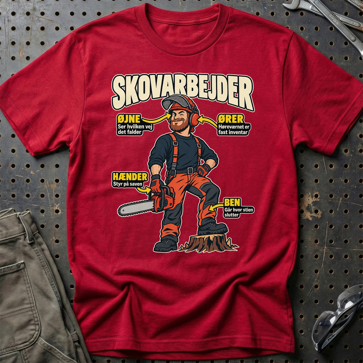 
Produktbillede af Skovarbejder – Anatomi T-Shirt