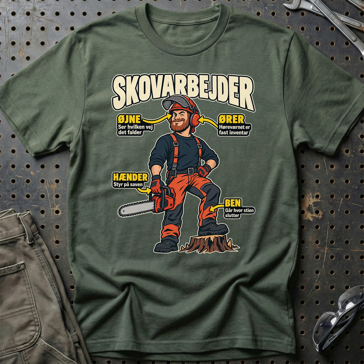 
Produktbillede af Skovarbejder – Anatomi T-Shirt