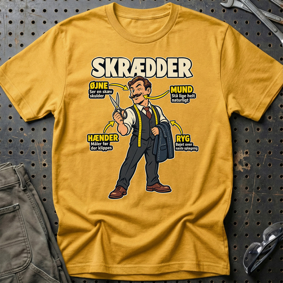 
Produktbillede af Skrædder – Anatomi T-Shirt