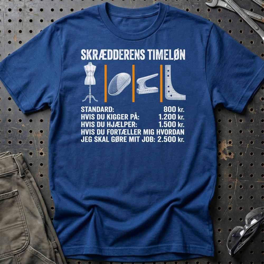 
Produktbillede af Skrædderens Timeløn T-Shirt