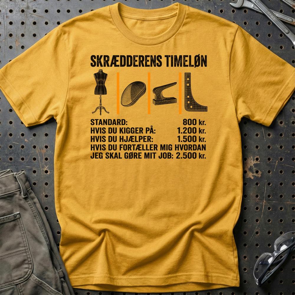 
Produktbillede af Skrædderens Timeløn T-Shirt