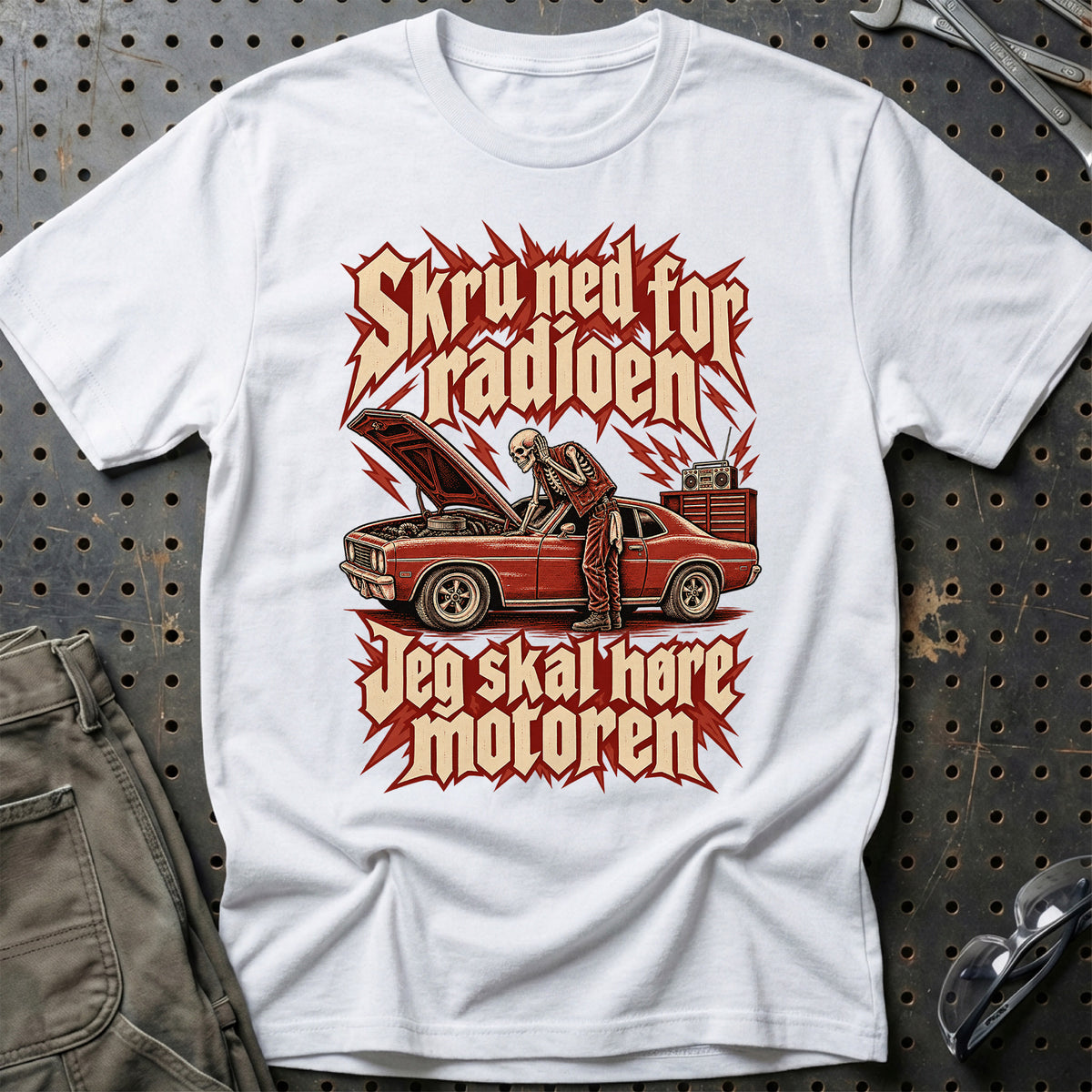 
Produktbillede af Skru ned for radioen – Jeg skal høre motoren – Rock T-Shirt
