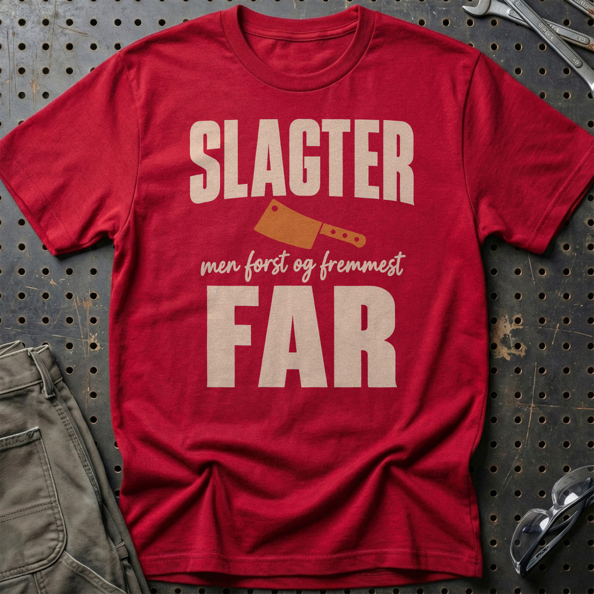 
Produktbillede af Slagter – Men Først Og Fremmest Far T-Shirt