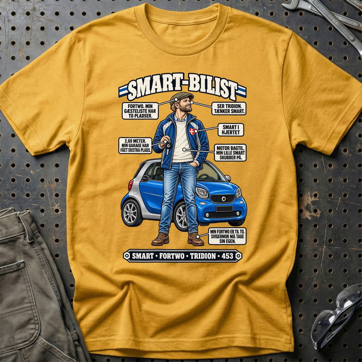 
Smart-Bilist T-Shirt – Guld