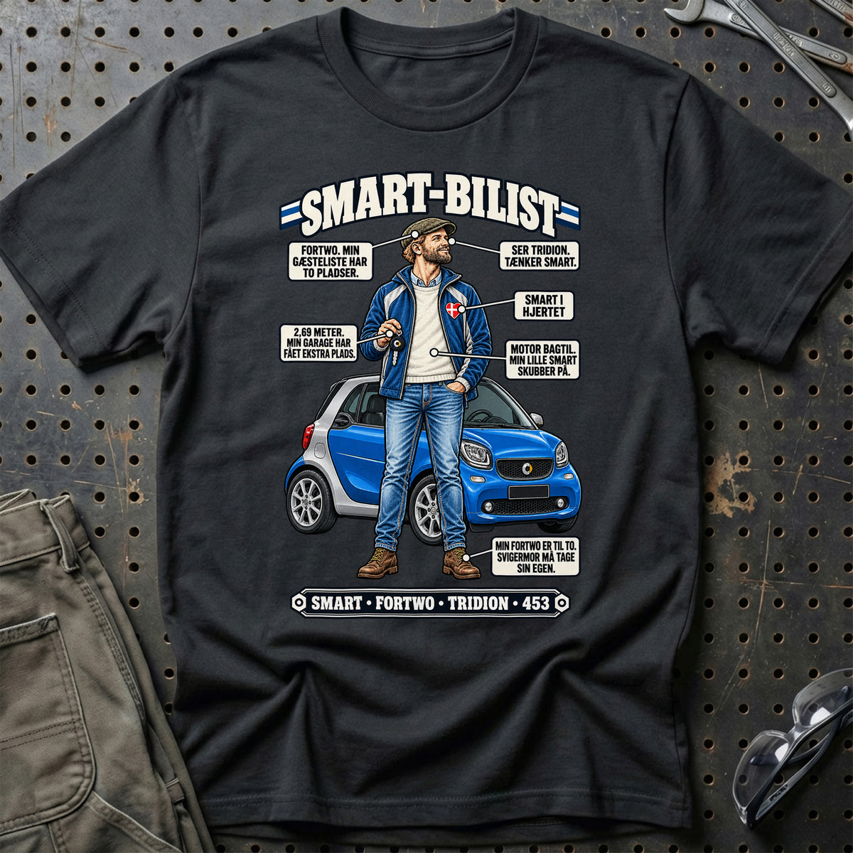 
Smart-Bilist T-Shirt – Sort