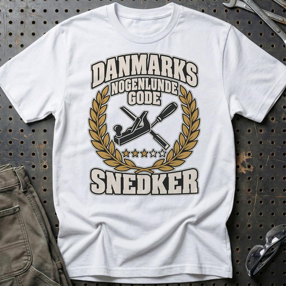 
Produktbillede af Snedker – Danmarks Nogenlunde Gode T-Shirt
