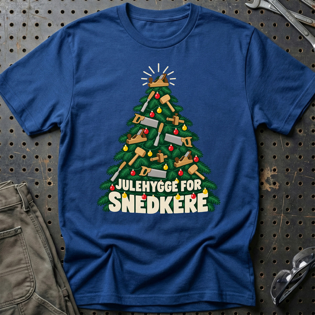 
Snedker – Julehygge – Unisex T-Shirt – Blå Royal