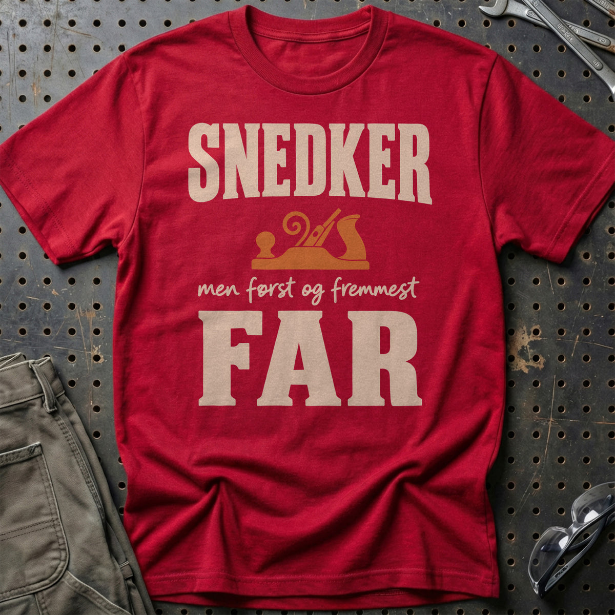 
Produktbillede af Snedker – Men Først Og Fremmest Far T-Shirt