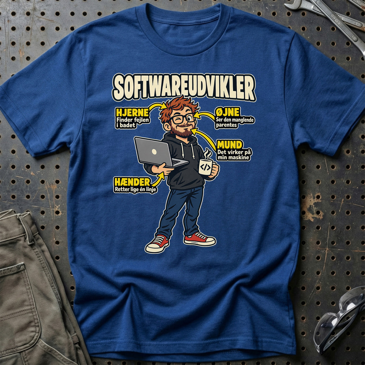 
Produktbillede af Softwareudvikler – Anatomi T-Shirt