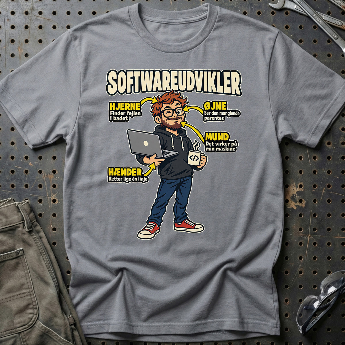 
Produktbillede af Softwareudvikler – Anatomi T-Shirt