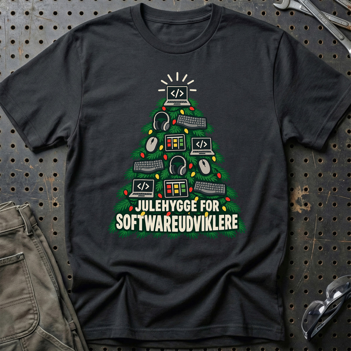 
Softwareudvikler – Julehygge – Unisex T-Shirt – Sort