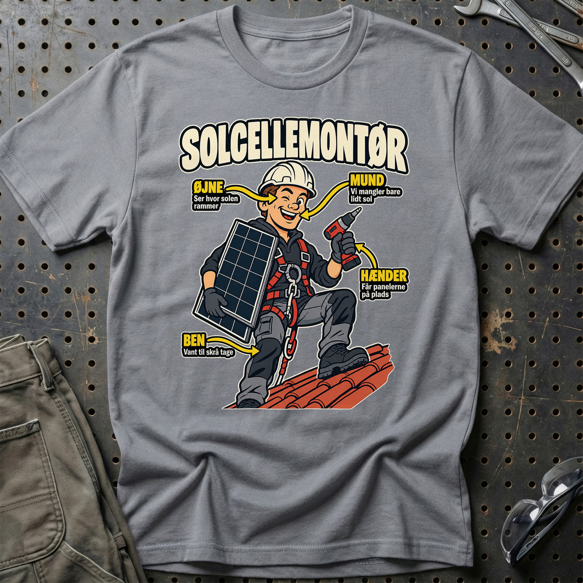 
Produktbillede af Solcellemontør – Anatomi T-Shirt
