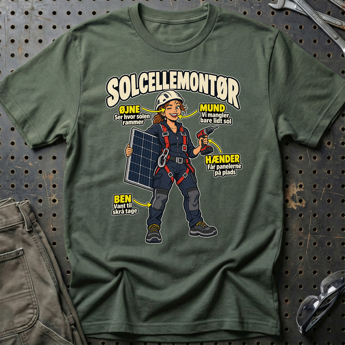 
Produktbillede af Solcellemontør – Anatomi T-Shirt