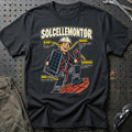 Solcellemontør – Anatomi T-Shirt – Sort