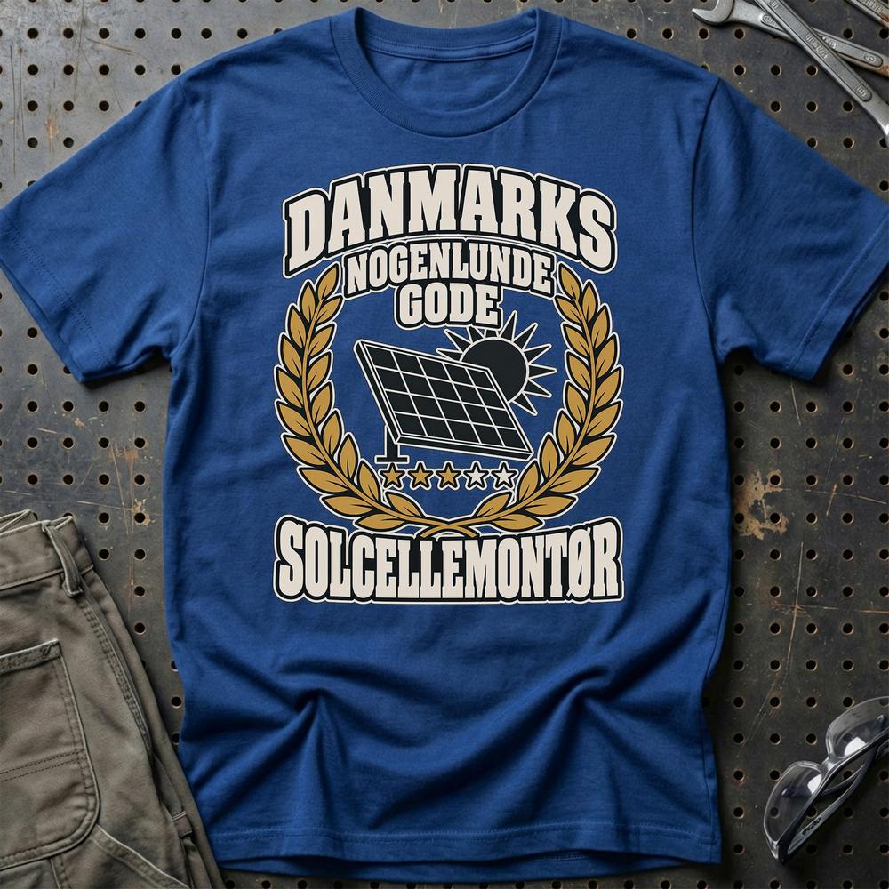 
Produktbillede af Solcellemontør – Danmarks Nogenlunde Gode T-Shirt