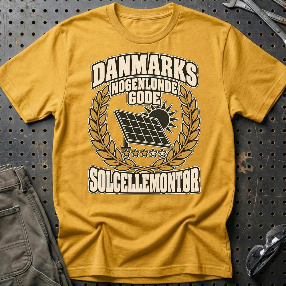 
Produktbillede af Solcellemontør – Danmarks Nogenlunde Gode T-Shirt