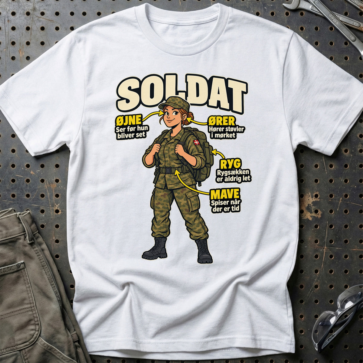 
Produktbillede af Soldat – Anatomi T-Shirt