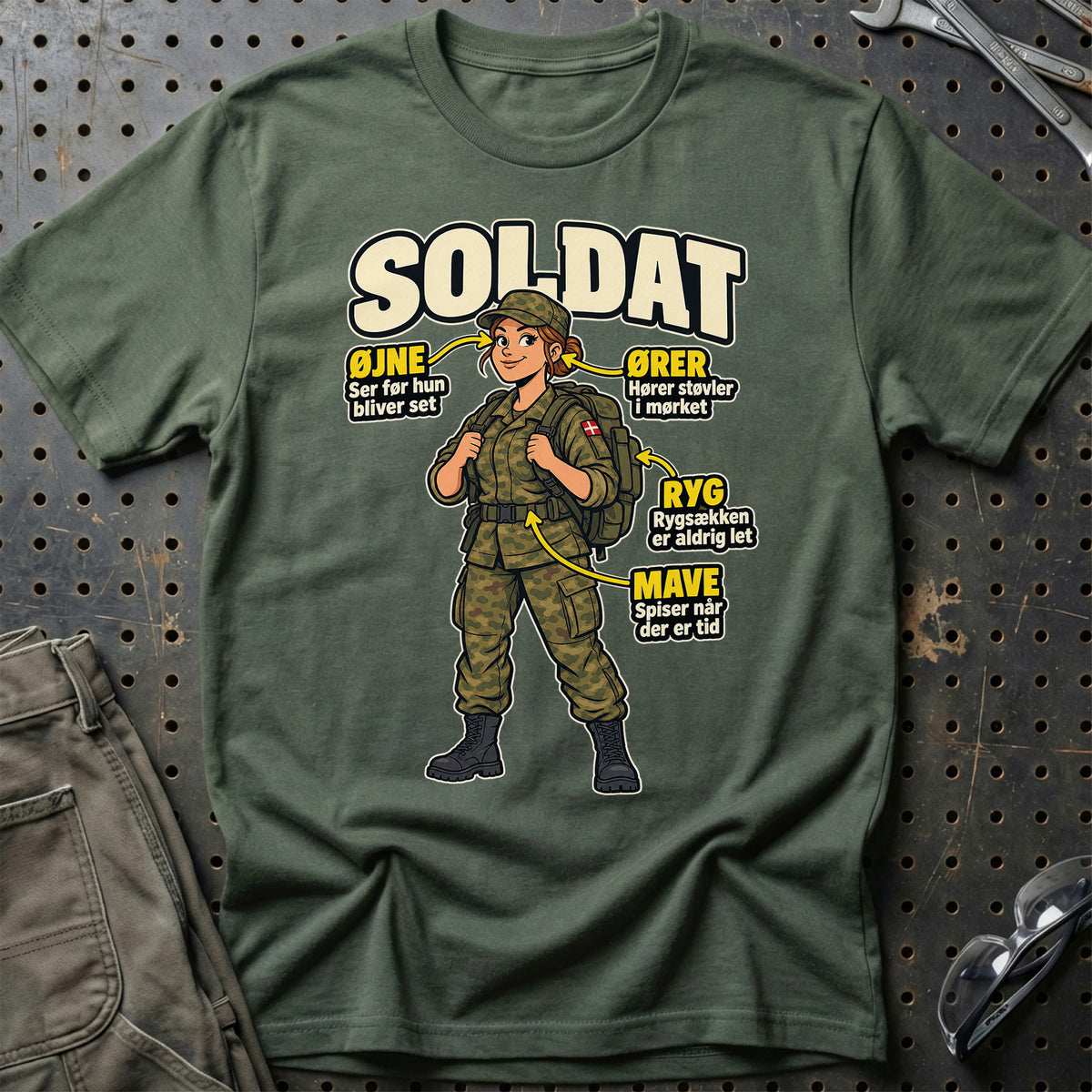 
Produktbillede af Soldat – Anatomi T-Shirt