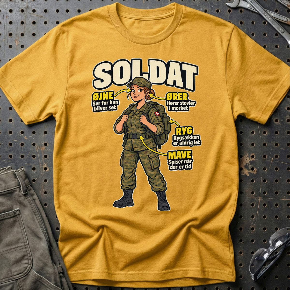 
Produktbillede af Soldat – Anatomi T-Shirt