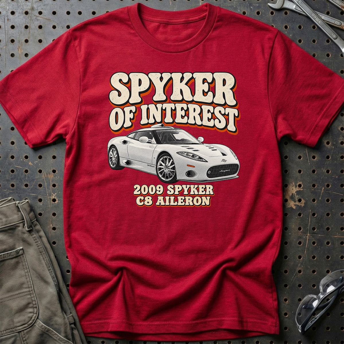 
Spyker C8 Aileron 2009 – Spyker of Interest T-Shirt – Rød