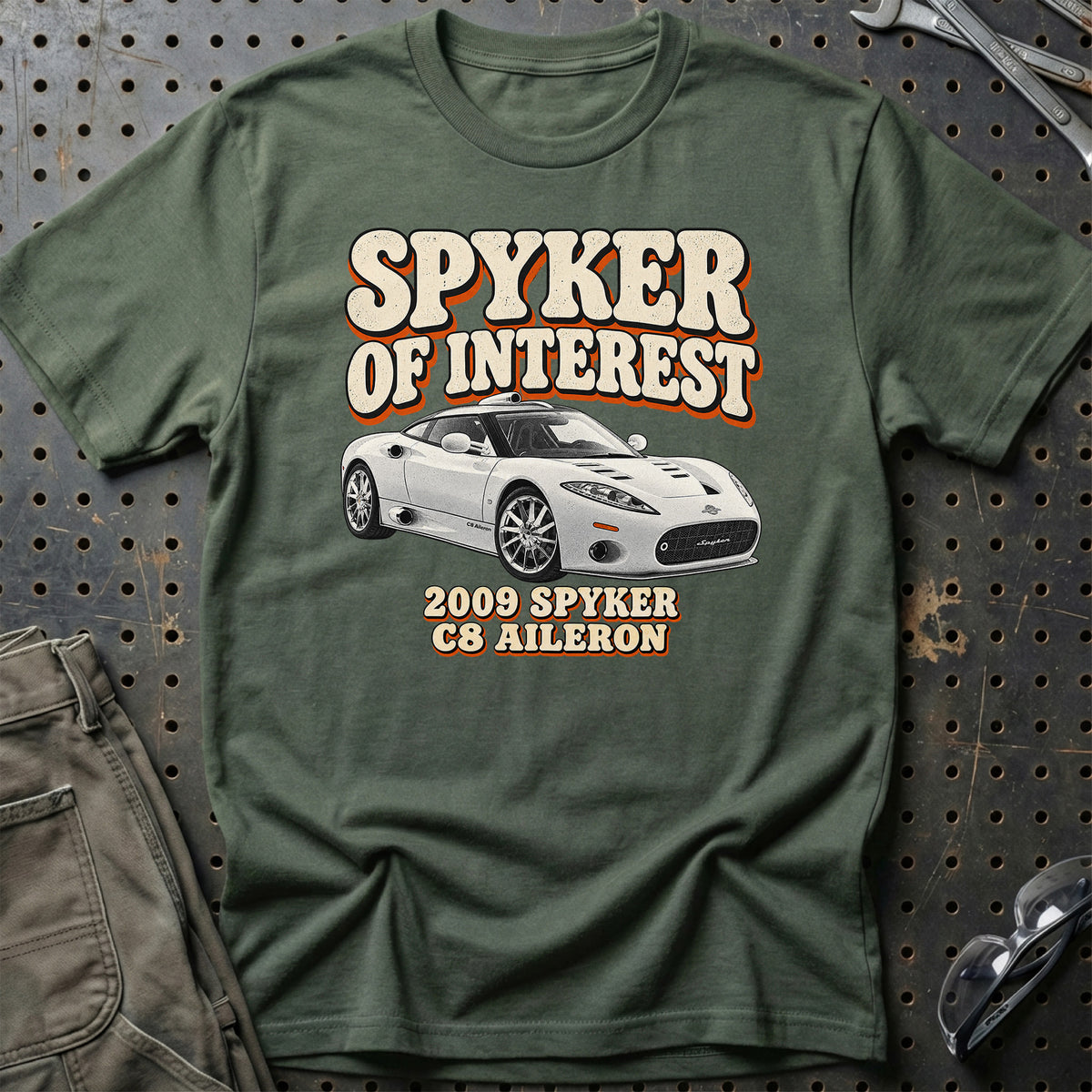 
Spyker C8 Aileron 2009 – Spyker of Interest T-Shirt – Grøn Militær