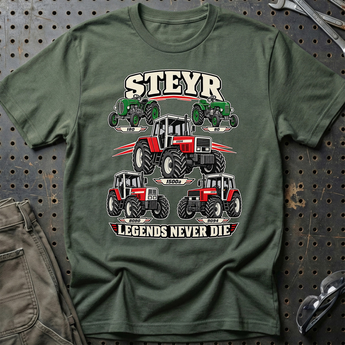 
Produktbillede af Steyr Legends Never Die T-Shirt