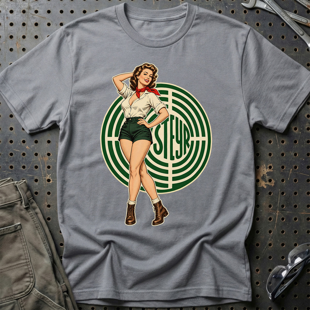 
Produktbillede af Steyr Retro Pinup T-Shirt
