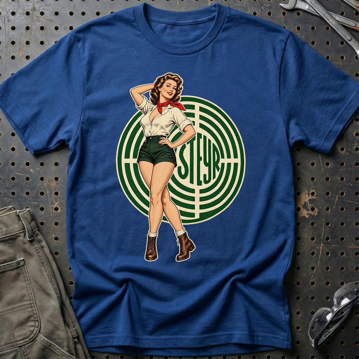
Produktbillede af Steyr Retro Pinup T-Shirt