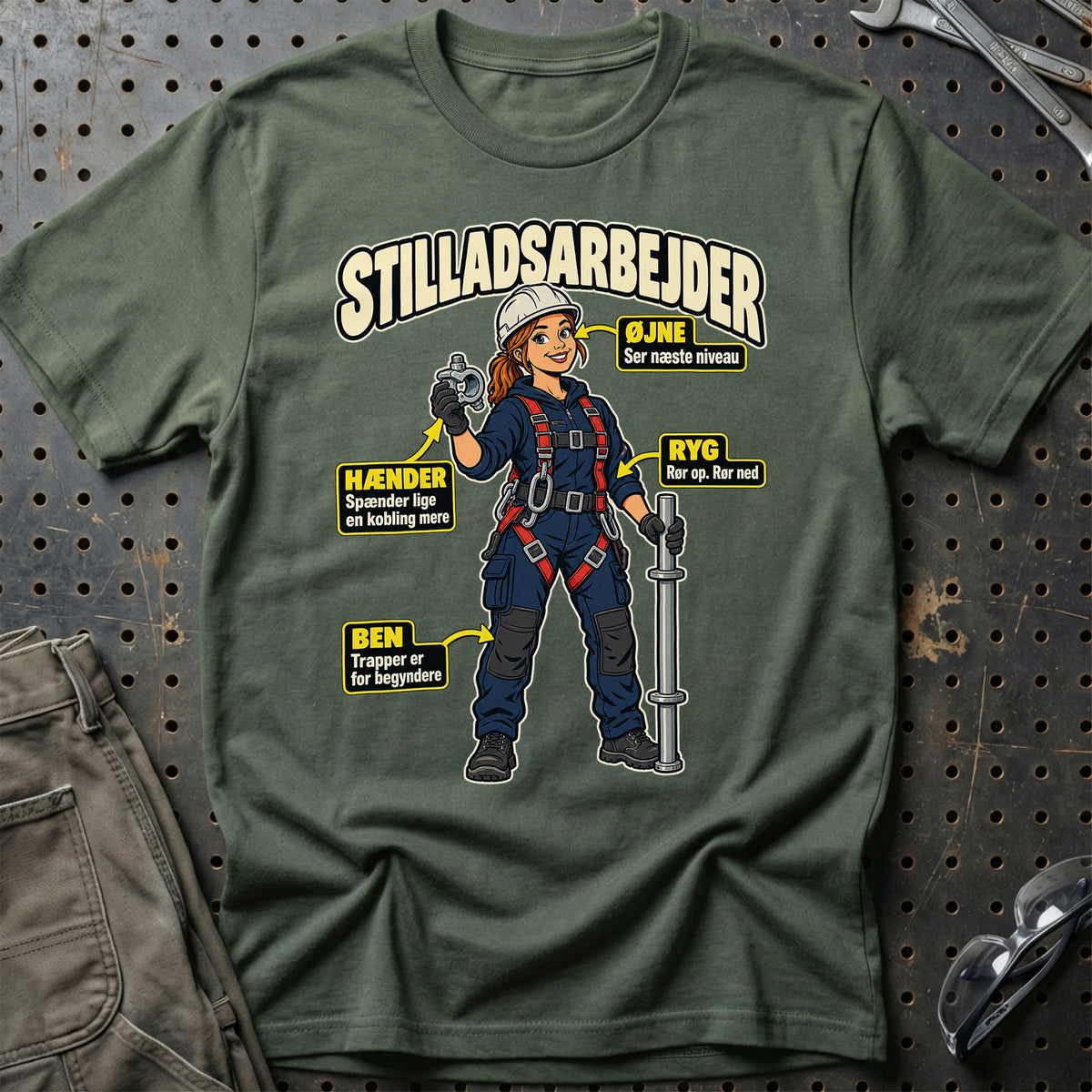 
Produktbillede af Stilladsarbejder – Anatomi T-Shirt