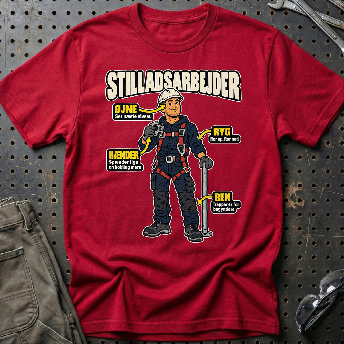 
Produktbillede af Stilladsarbejder – Anatomi T-Shirt