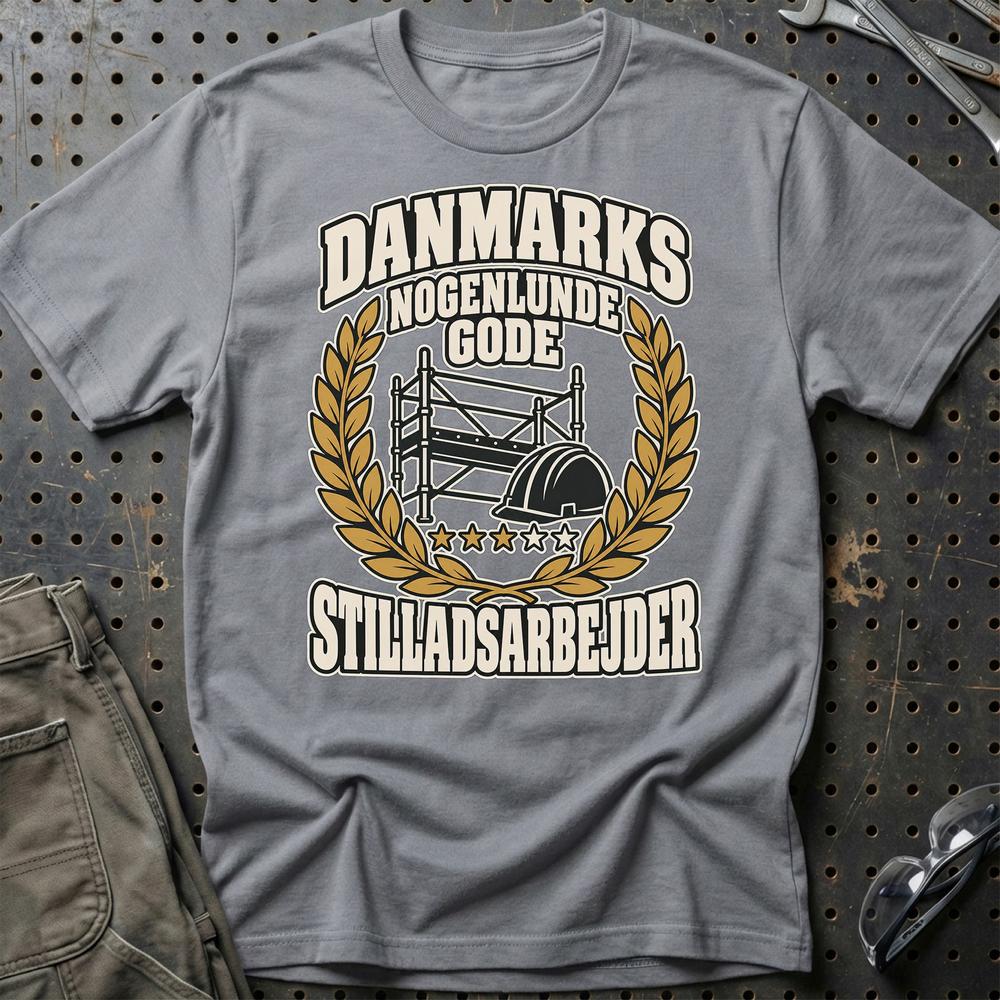 
Produktbillede af Stilladsarbejder – Danmarks Nogenlunde Gode T-Shirt