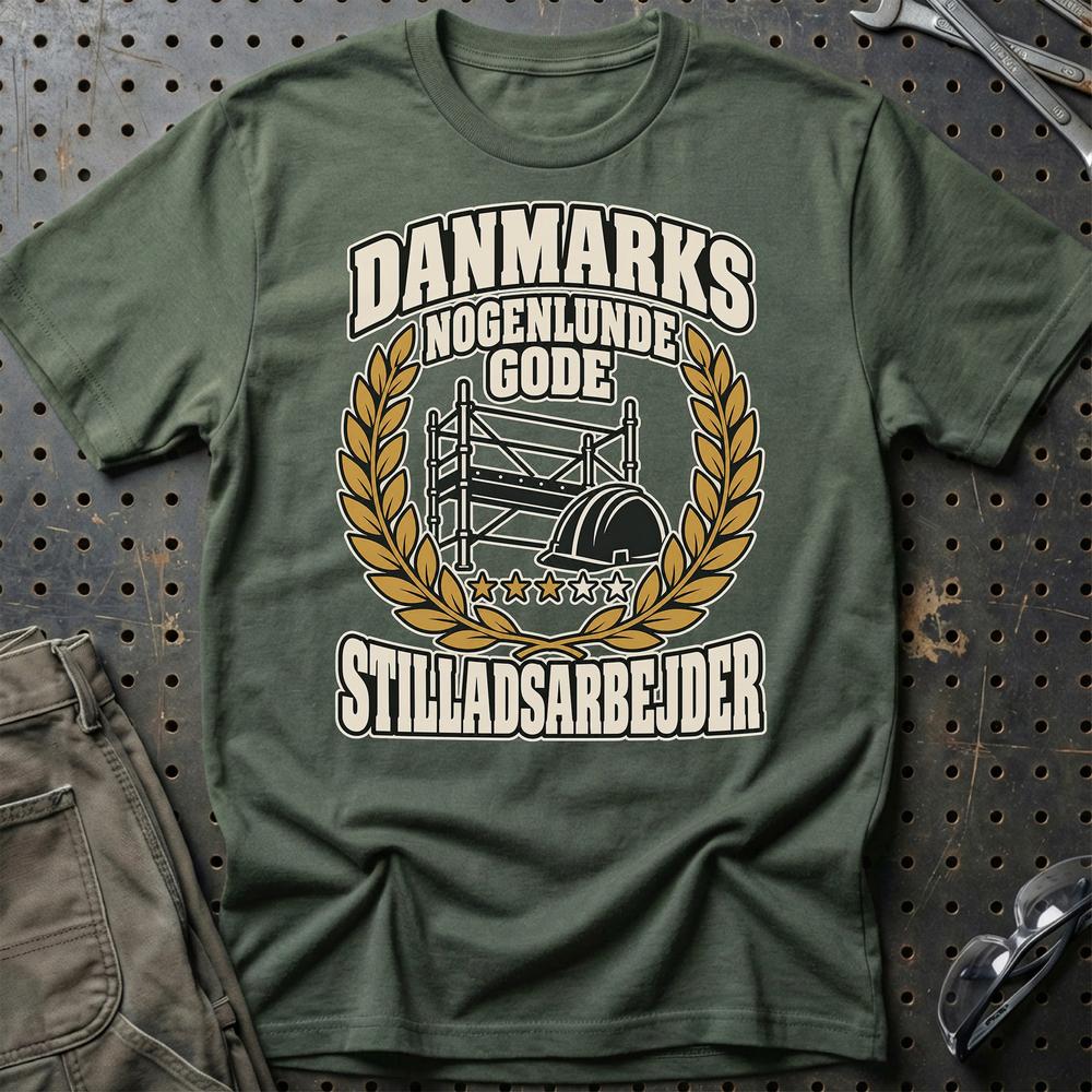 
Produktbillede af Stilladsarbejder – Danmarks Nogenlunde Gode T-Shirt