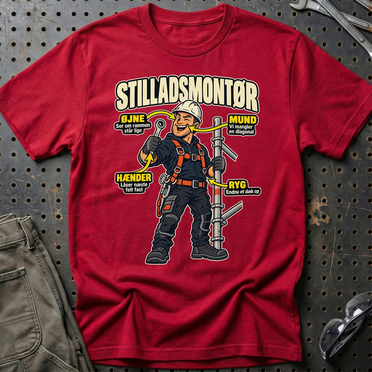 
Produktbillede af Stilladsmontør – Anatomi T-Shirt