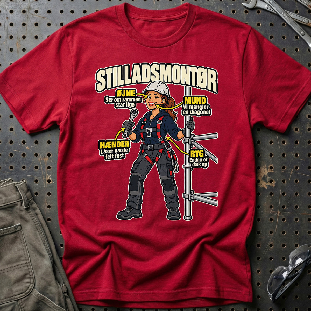 
Produktbillede af Stilladsmontør – Anatomi T-Shirt