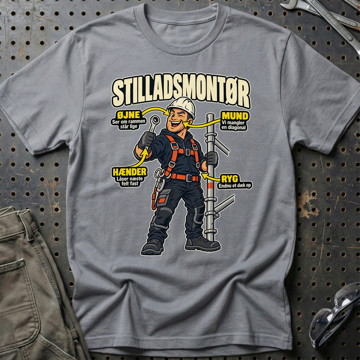 
Produktbillede af Stilladsmontør – Anatomi T-Shirt