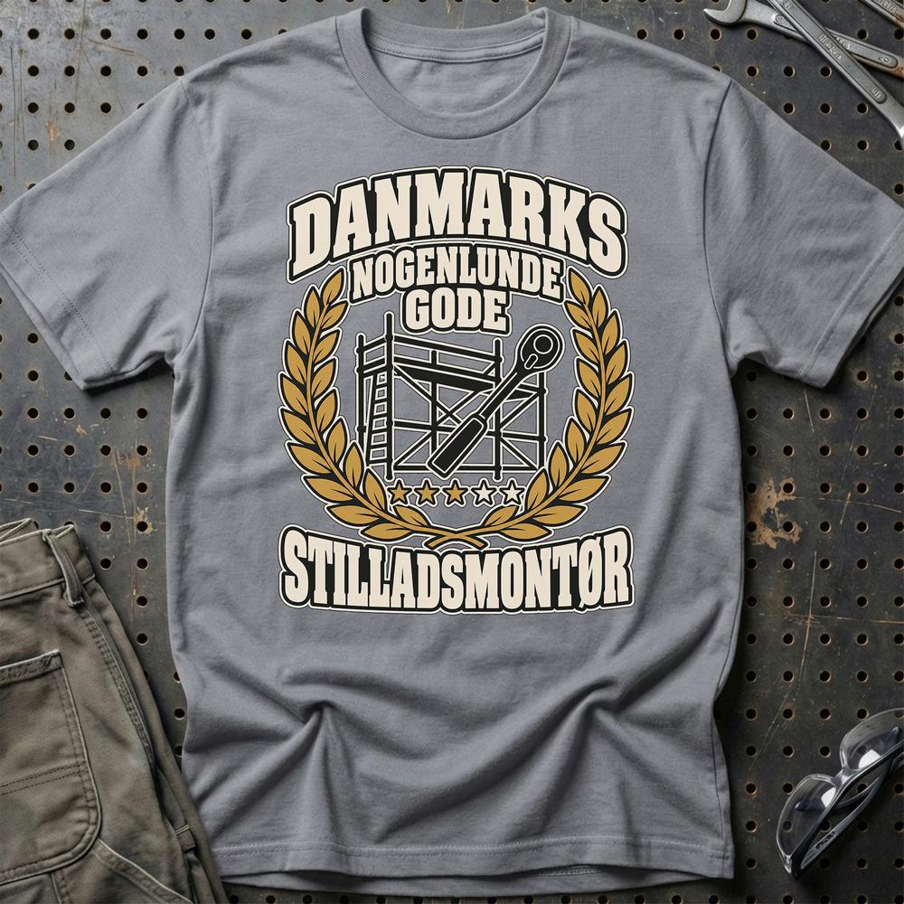 
Produktbillede af Stilladsmontør – Danmarks Nogenlunde Gode T-Shirt