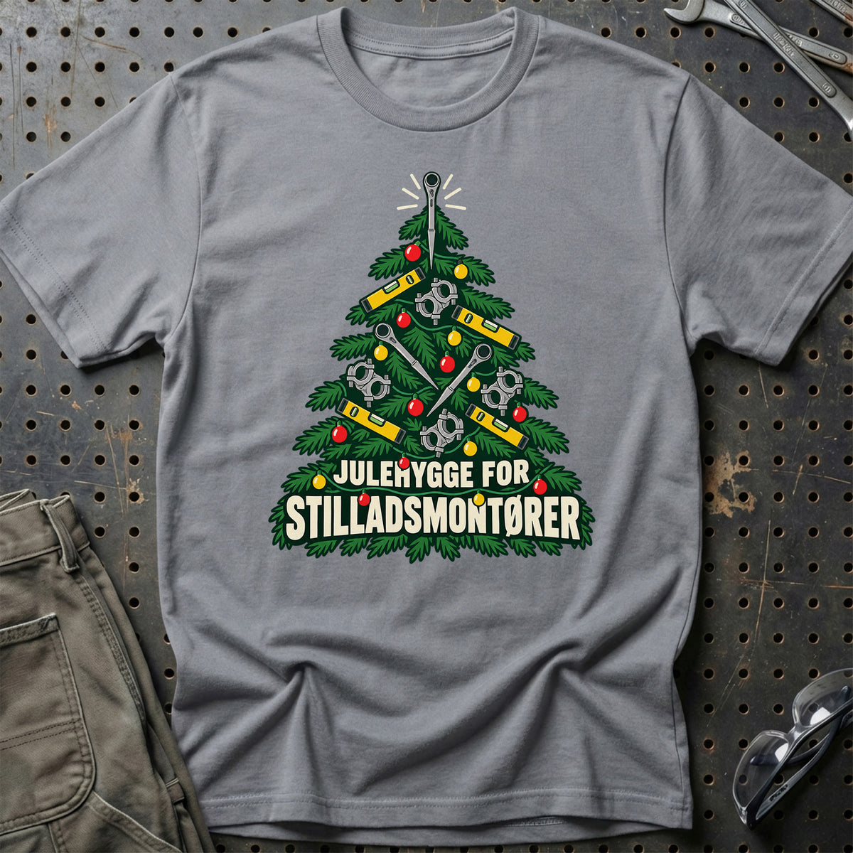
Stilladsmontør – Julehygge – Unisex T-Shirt – Grå Sport