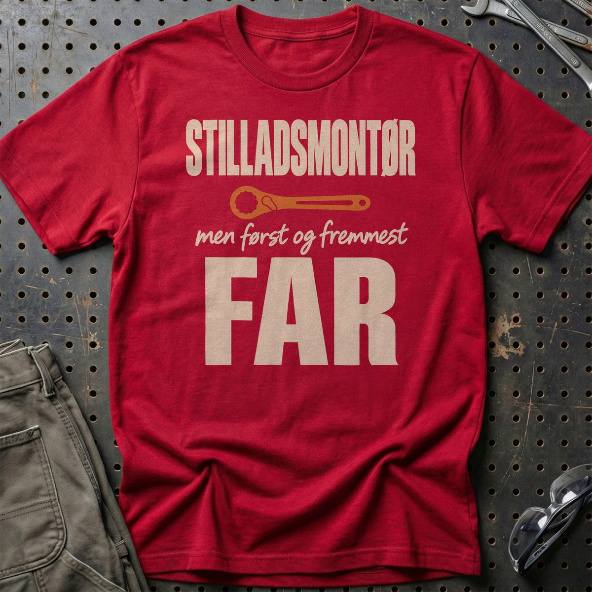 
Produktbillede af Stilladsmontør – Men Først Og Fremmest Far T-Shirt