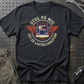 Stol På Mig - Jeg Er Lastbilchauffør T-Shirt-Beklædning-Garage Culture-Sort-S-Garage Culture Shop- garage - man cave - merchandise