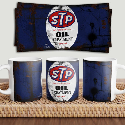 Stp Motorolie Keramisk Krus-Krus-Motoroil-Garage Culture Shop- garage - man cave - merchandise