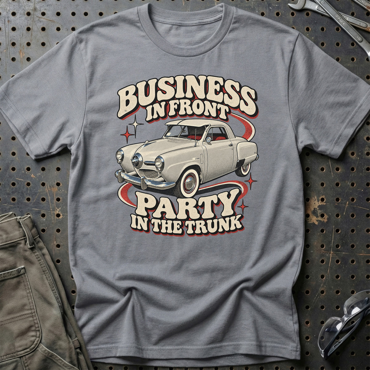 
Studebaker Champion 1950 – Business in Front T-Shirt – Grå Sport