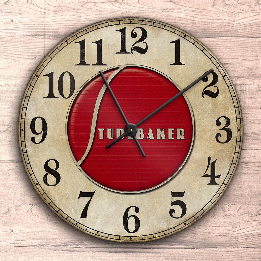 Studebaker Vægur Rundt-Clock-Studebaker-Garage Culture Shop- garage - man cave - merchandise