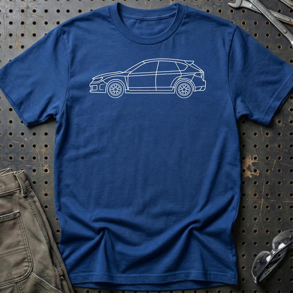 
Produktbillede af Subaru Impreza WRX Sti 5 Door 2011 Outline T-Shirt