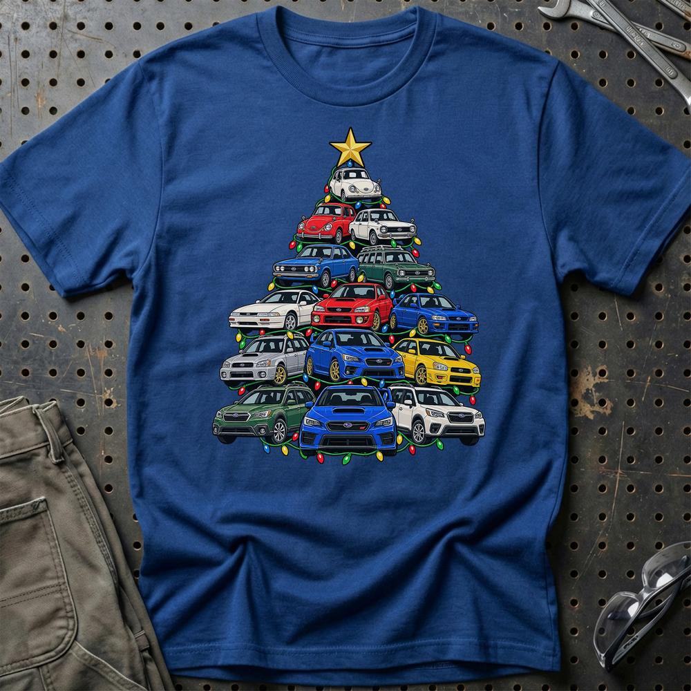 
Produktbillede af Subaru Juletræ T-Shirt