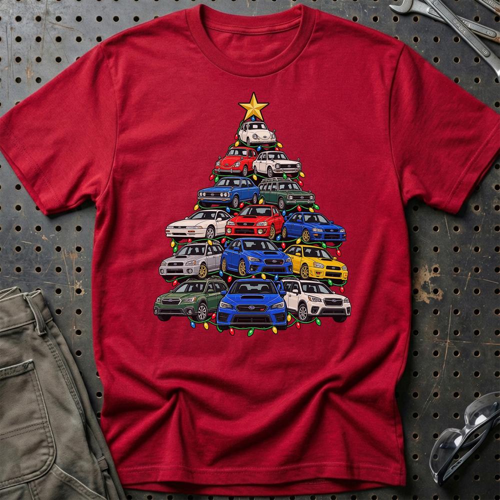 
Produktbillede af Subaru Juletræ T-Shirt