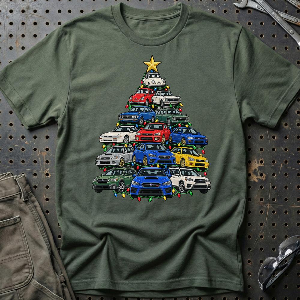 
Produktbillede af Subaru Juletræ T-Shirt