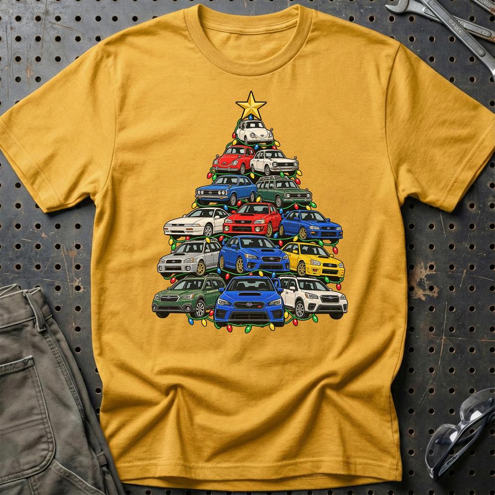 
Produktbillede af Subaru Juletræ T-Shirt