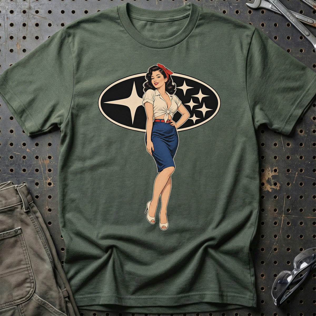 
Produktbillede af Subaru Retro Pinup T-Shirt